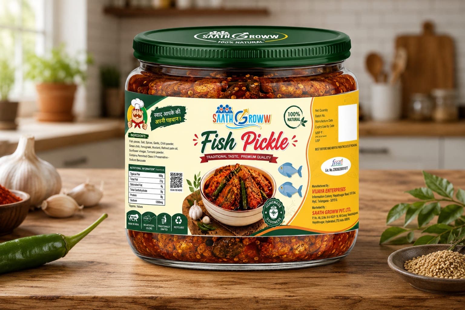 Fish pickel